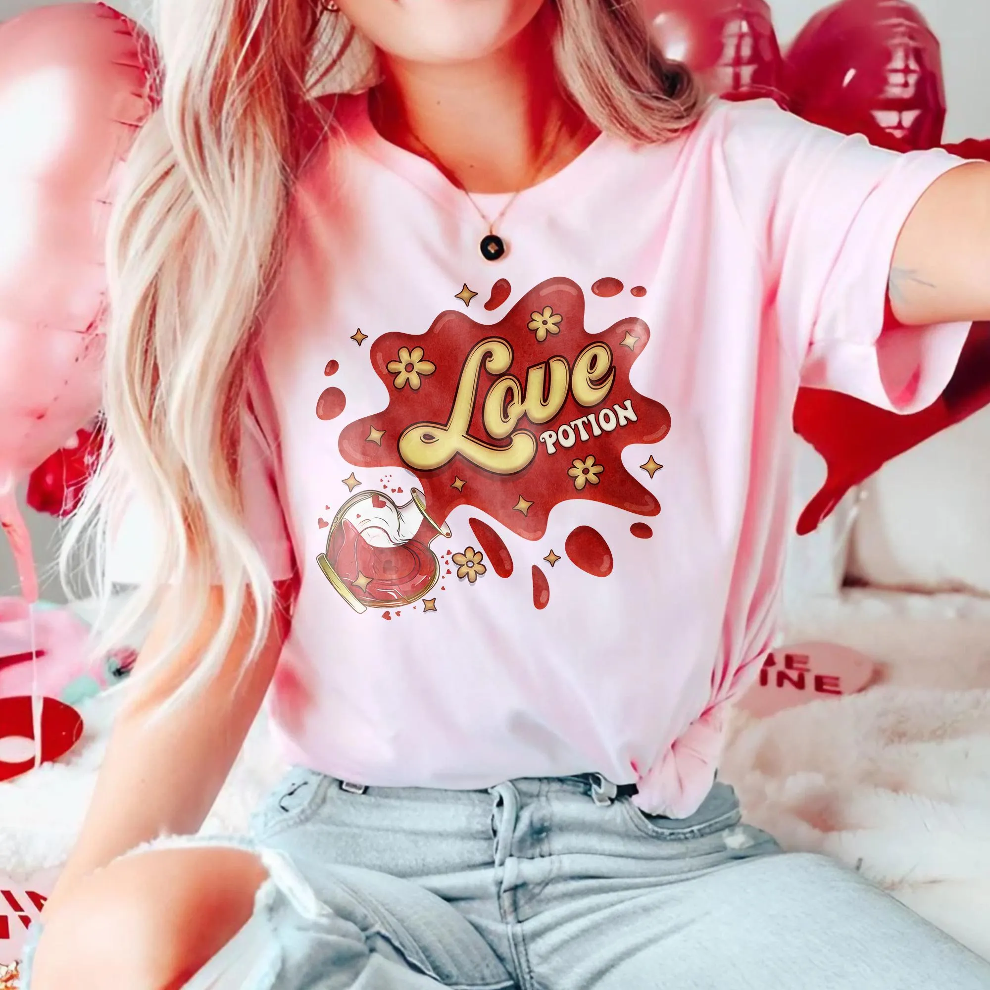 Sandjest Valentine Funny T-Shirt Gifts for Couple Husband Wife Girlfriend Boyfriend