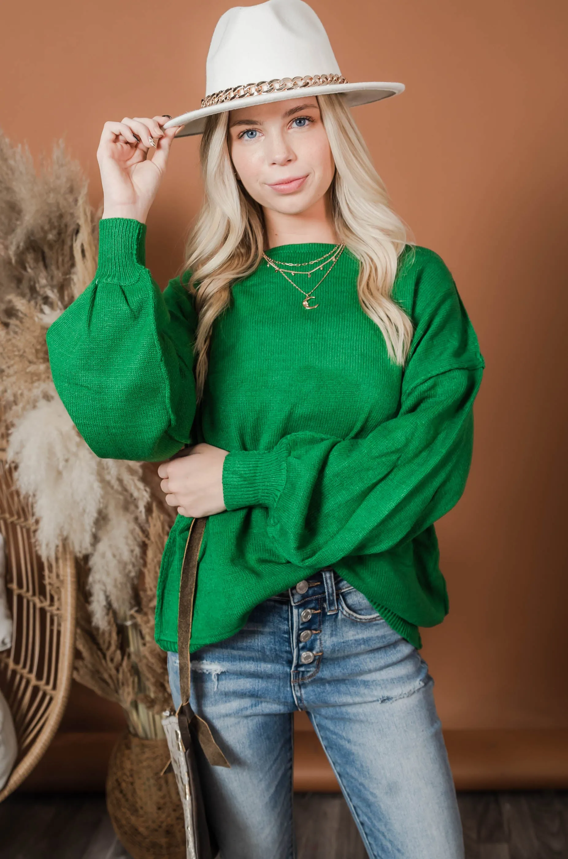 Sandra Bubble Sleeve Off the Shoulder | MIRACLE