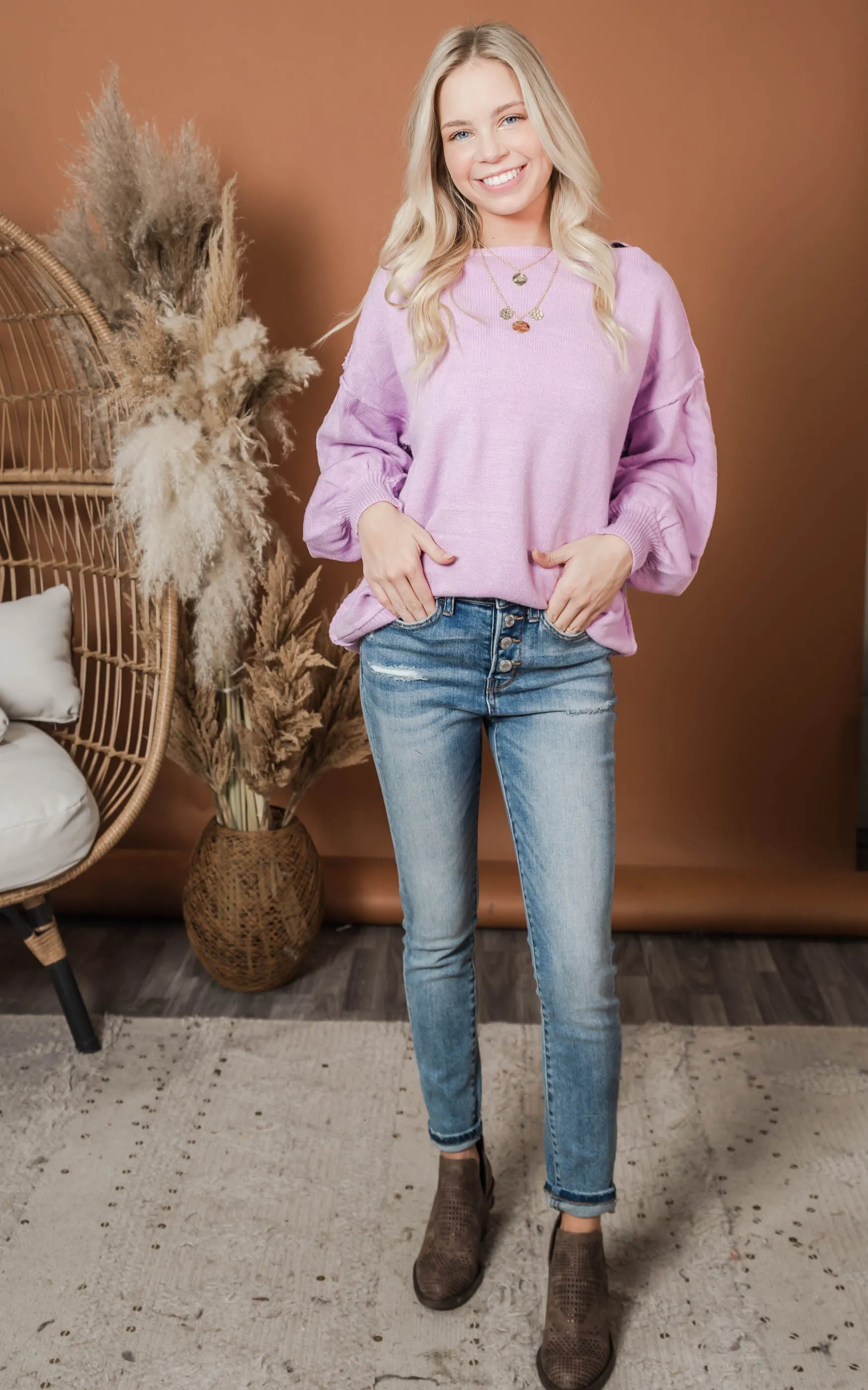 Sandra Bubble Sleeve Off the Shoulder | MIRACLE