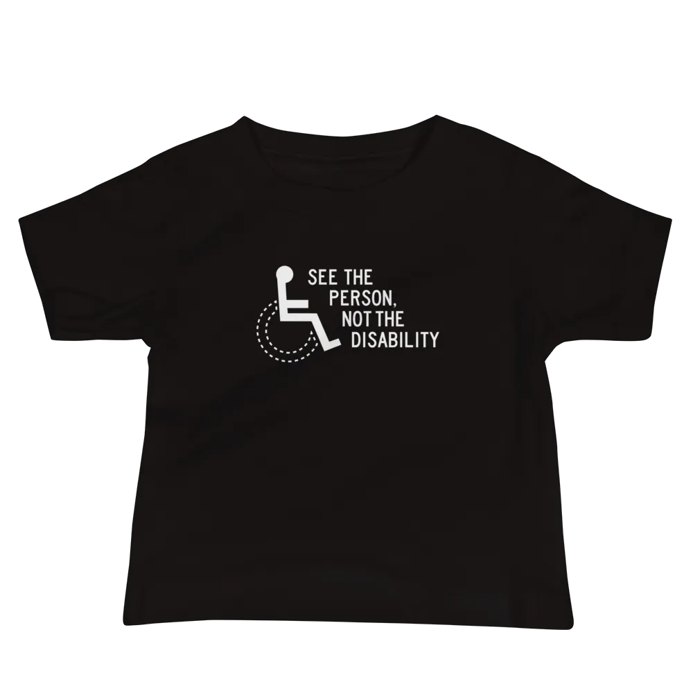 See the Person, Not the Disability (Baby Black/Blue Shirts)