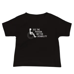 See the Person, Not the Disability (Baby Black/Blue Shirts)