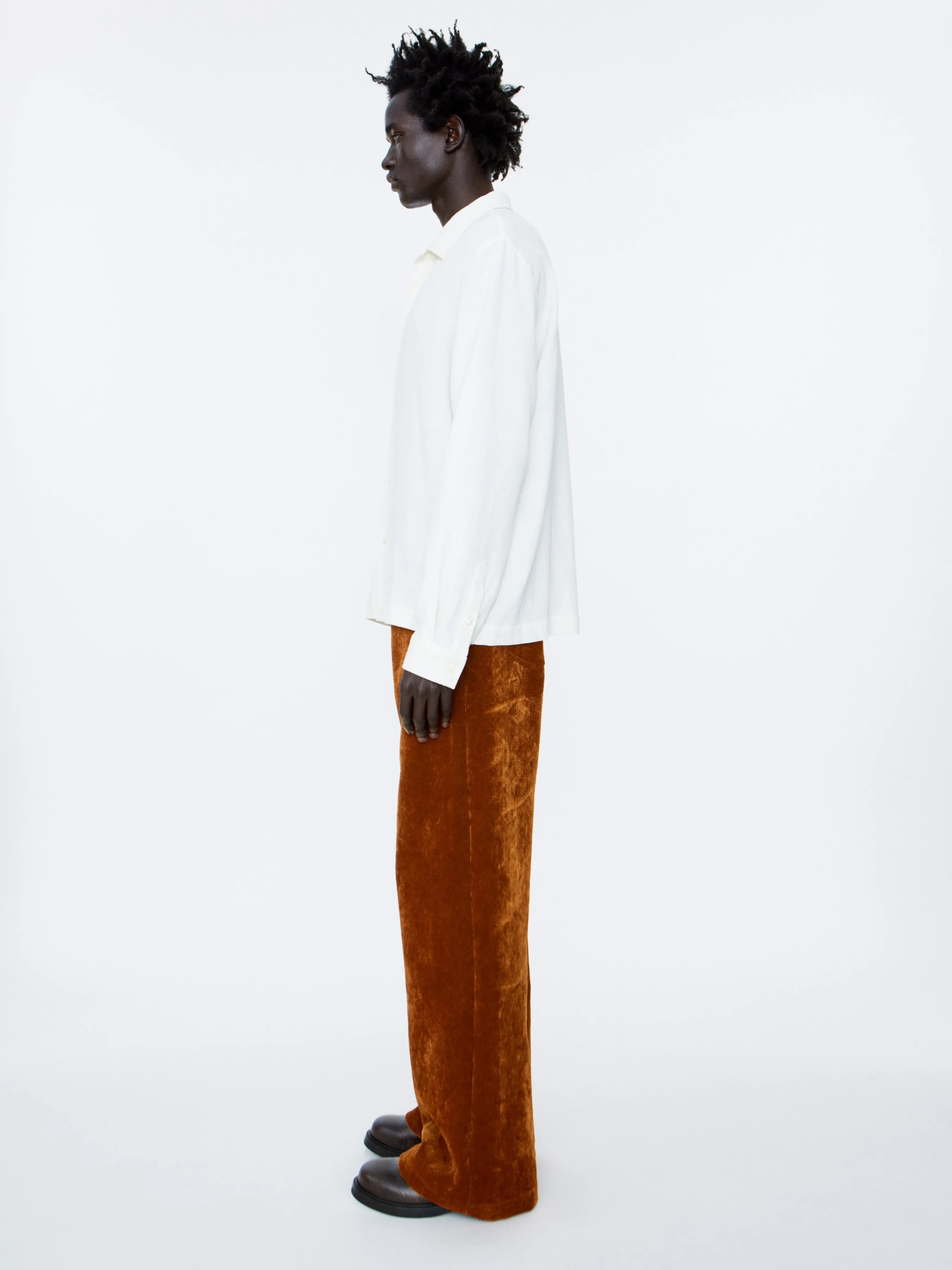 Sense Shirt | Off-White Crepe