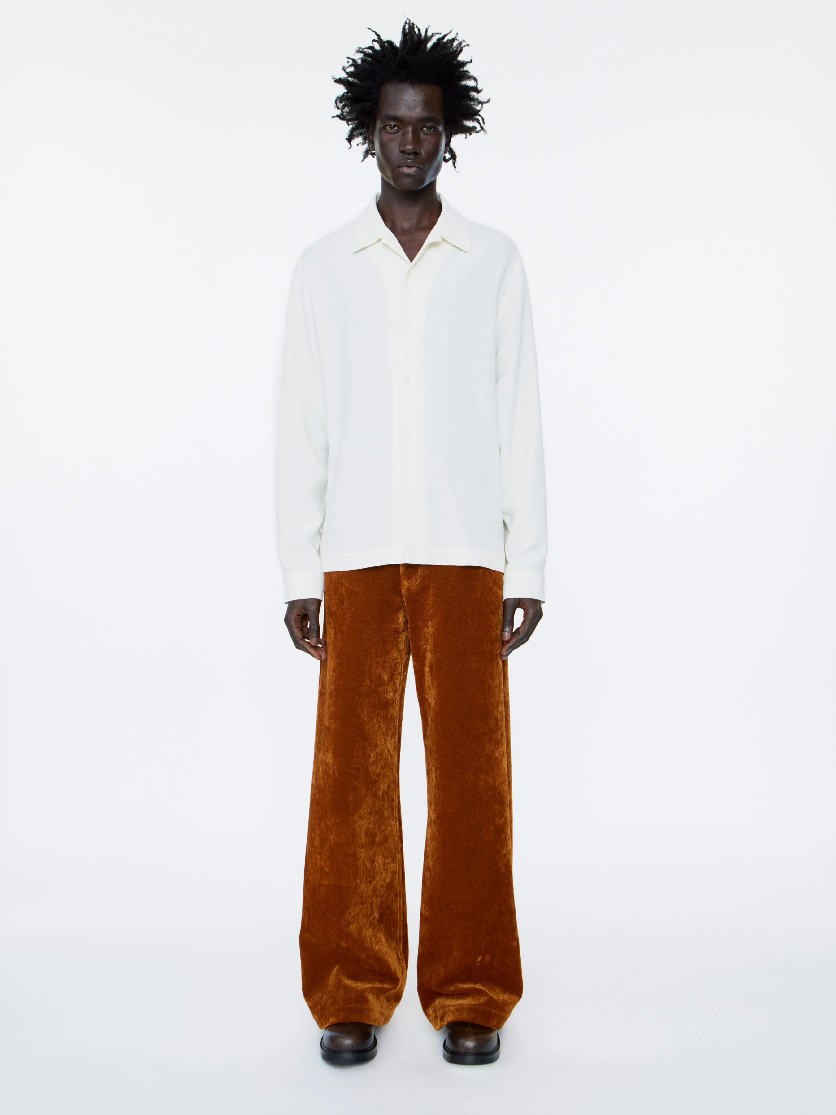 Sense Shirt | Off-White Crepe