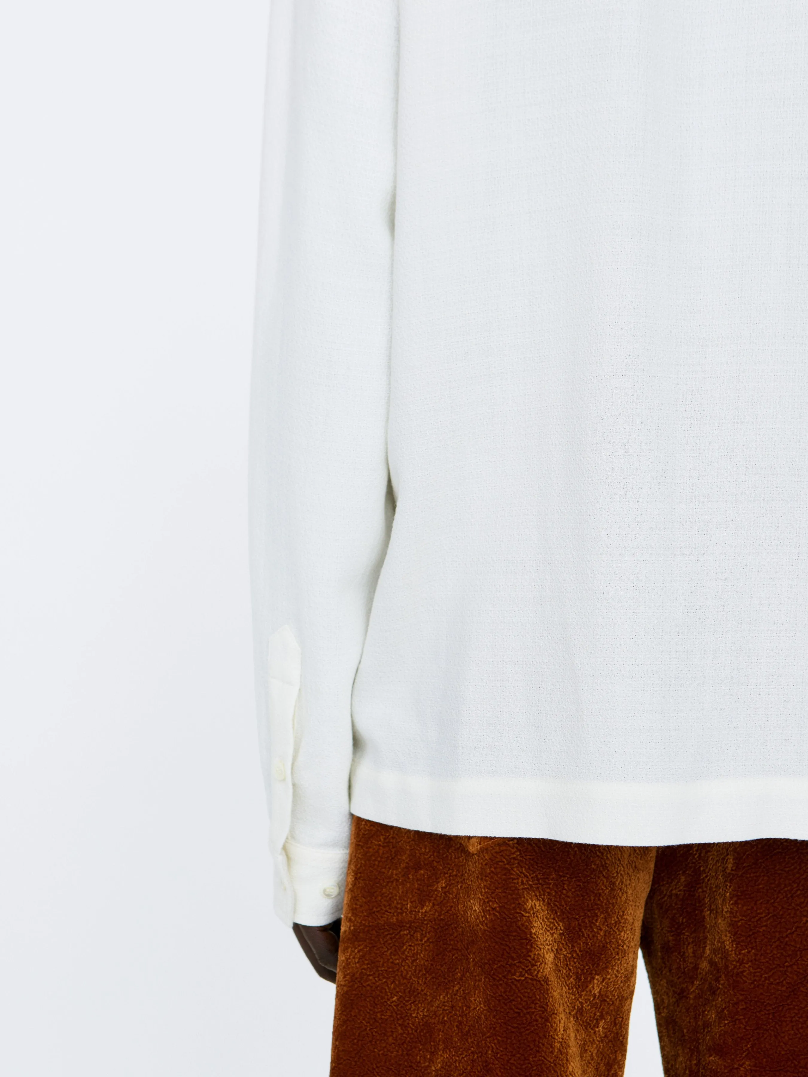 Sense Shirt | Off-White Crepe