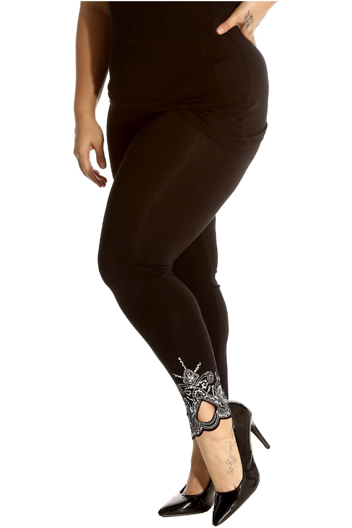 Sequin Stretch Leggings