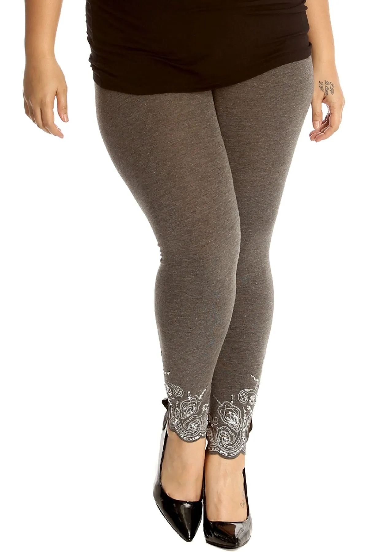 Sequin Stretch Leggings