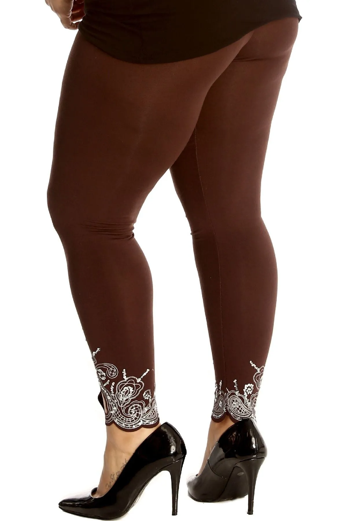 Sequin Stretch Leggings