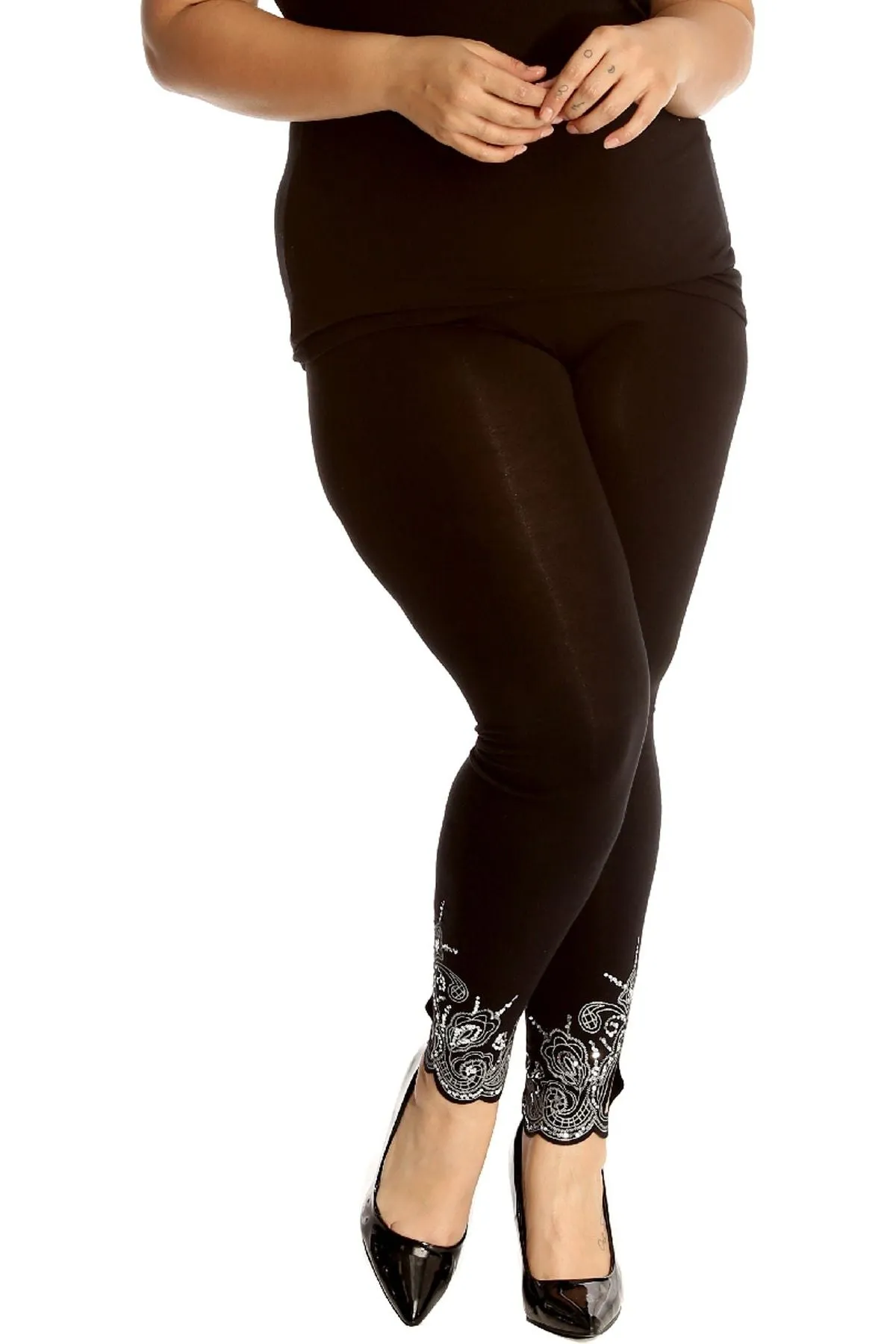 Sequin Stretch Leggings