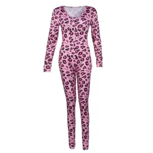 Sexy printing Home Onesies Jumpsuit Sleepwear pajamas
