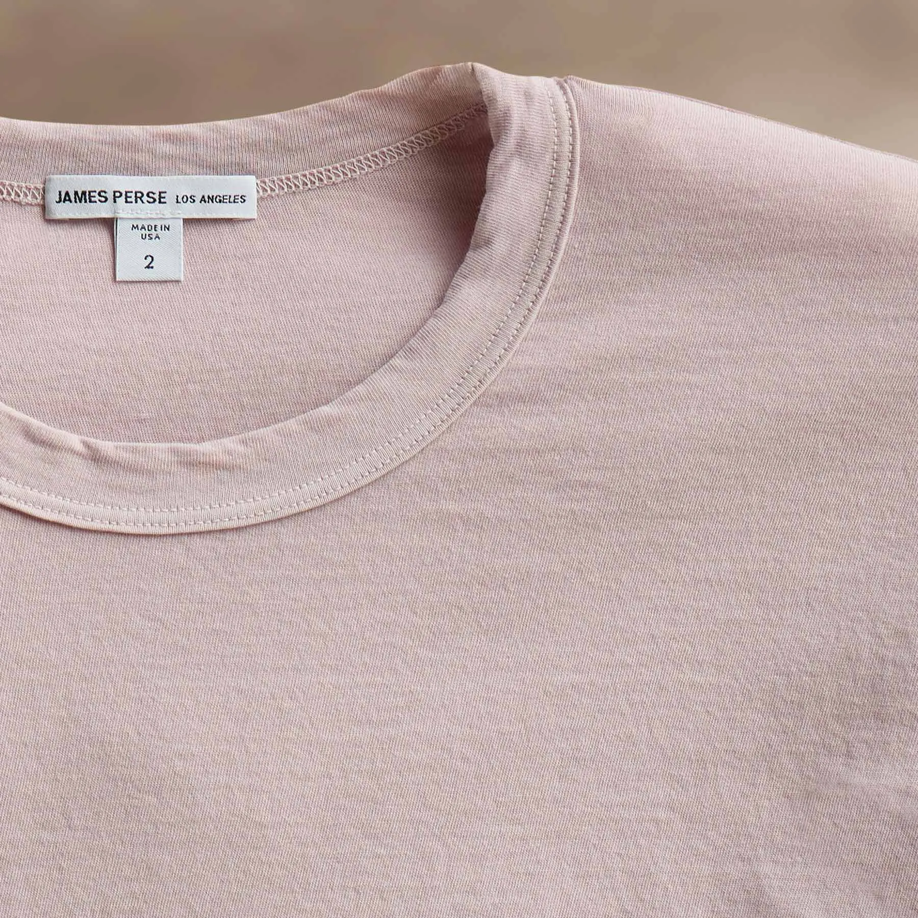 Short Sleeve Crew Neck - Degas Pigment