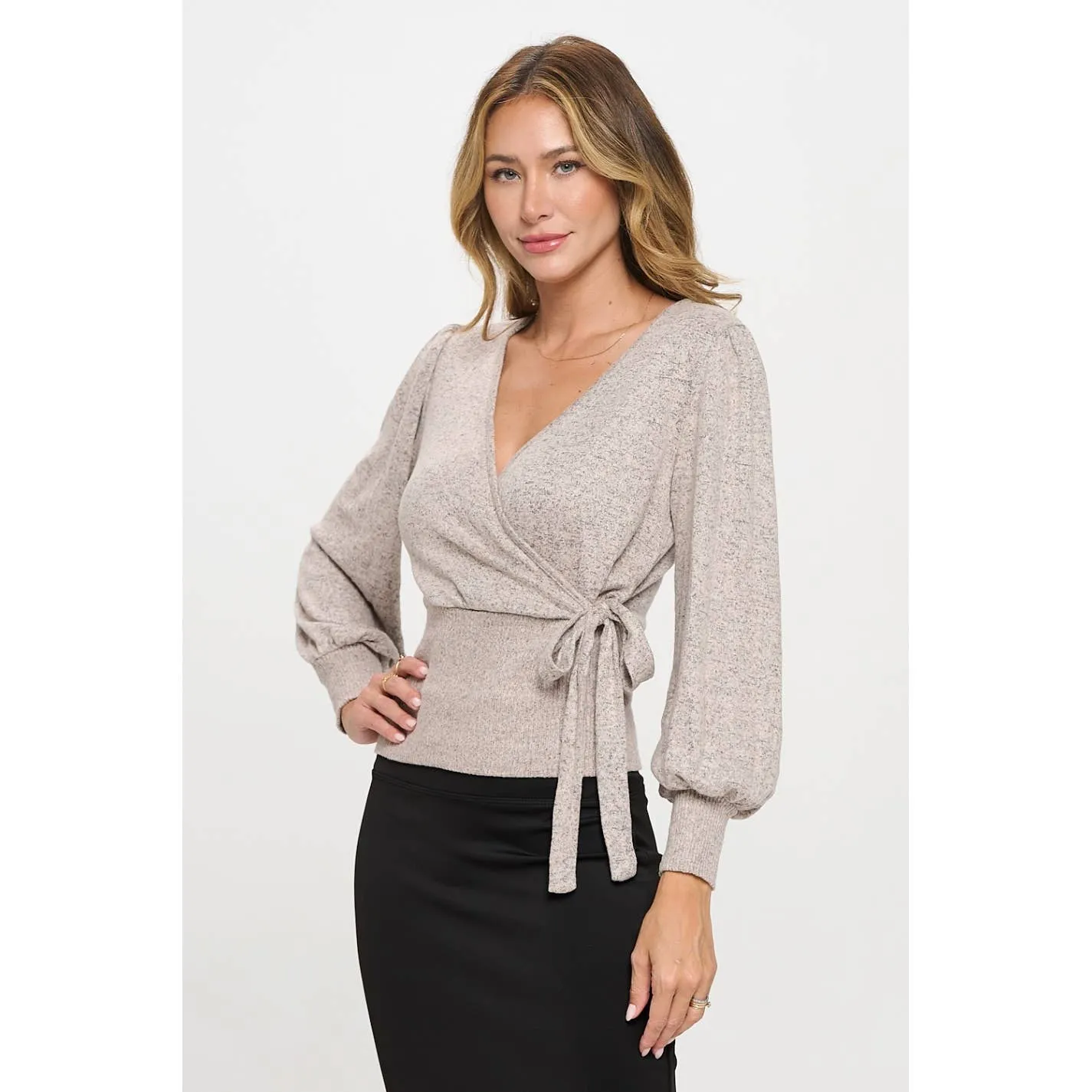 Side Tie Wrap Top