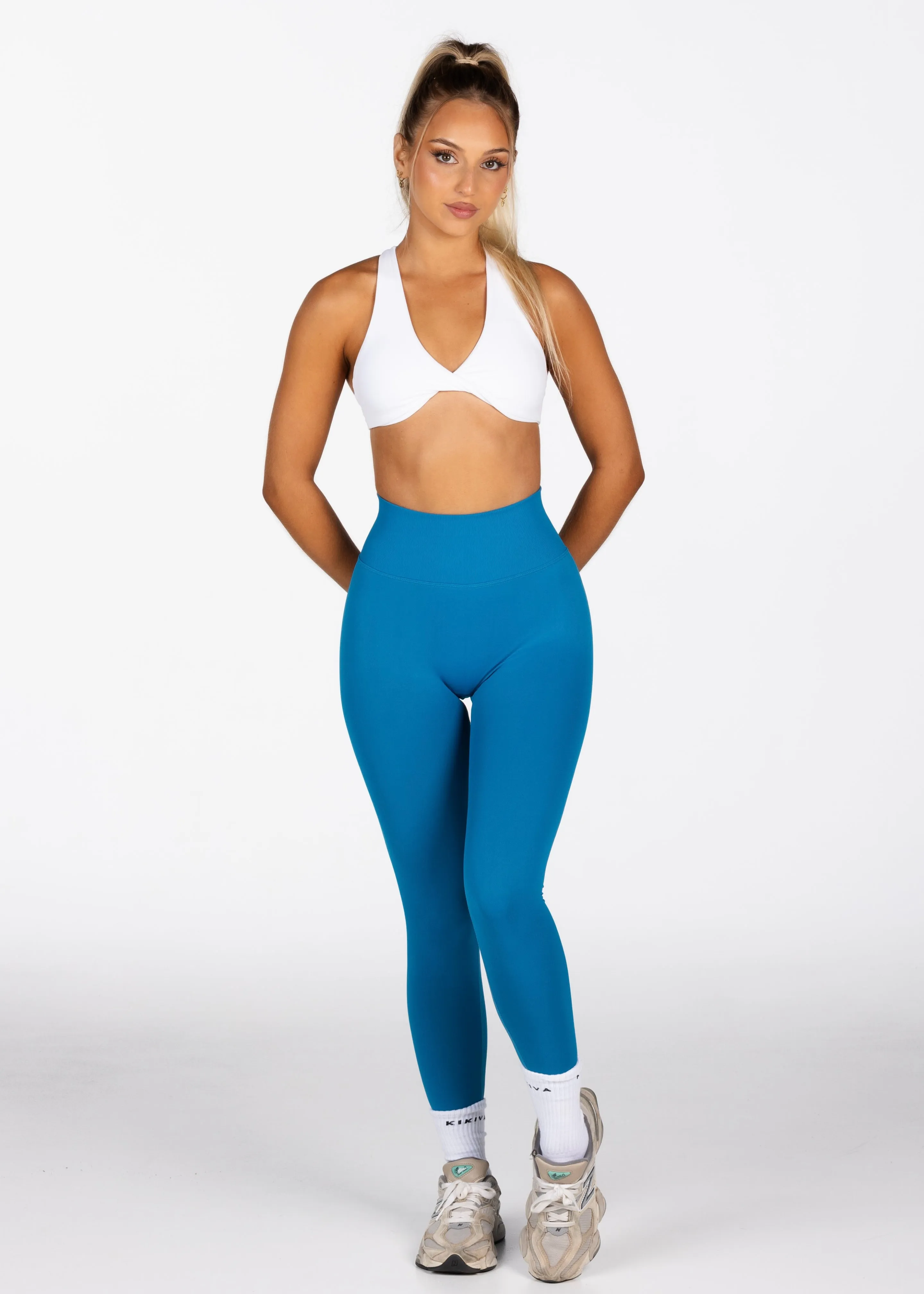 Signature Scrunch Leggings - Sapphire Blue