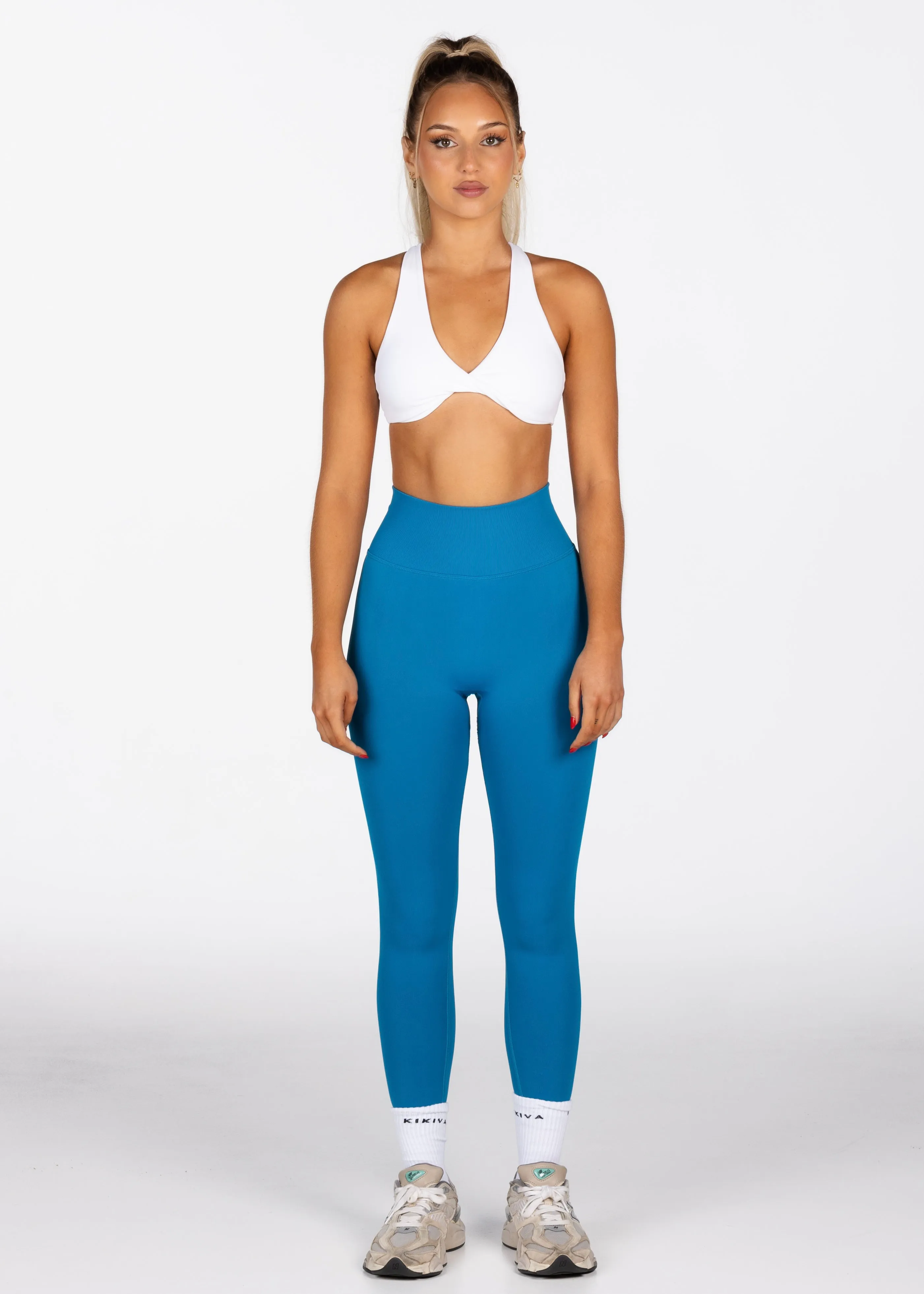 Signature Scrunch Leggings - Sapphire Blue