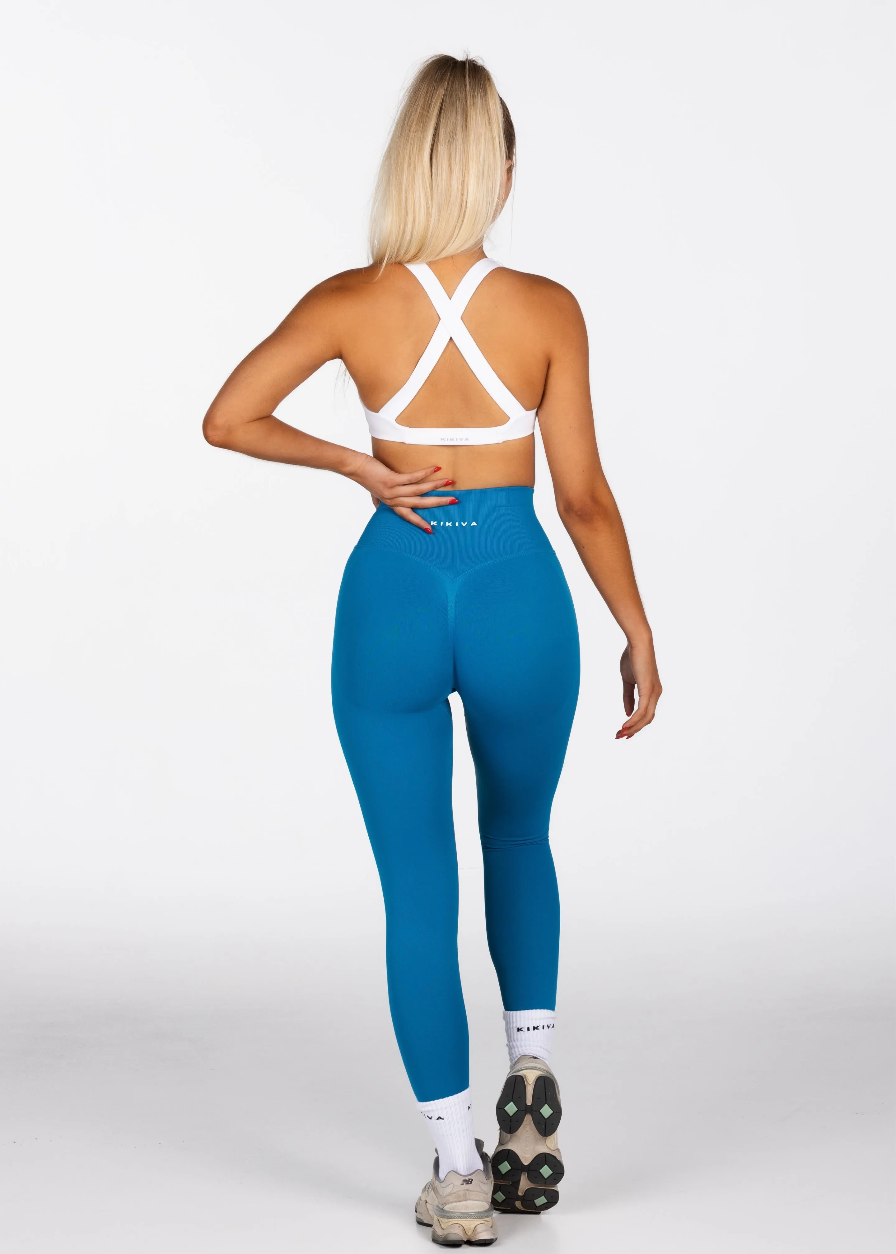 Signature Scrunch Leggings - Sapphire Blue