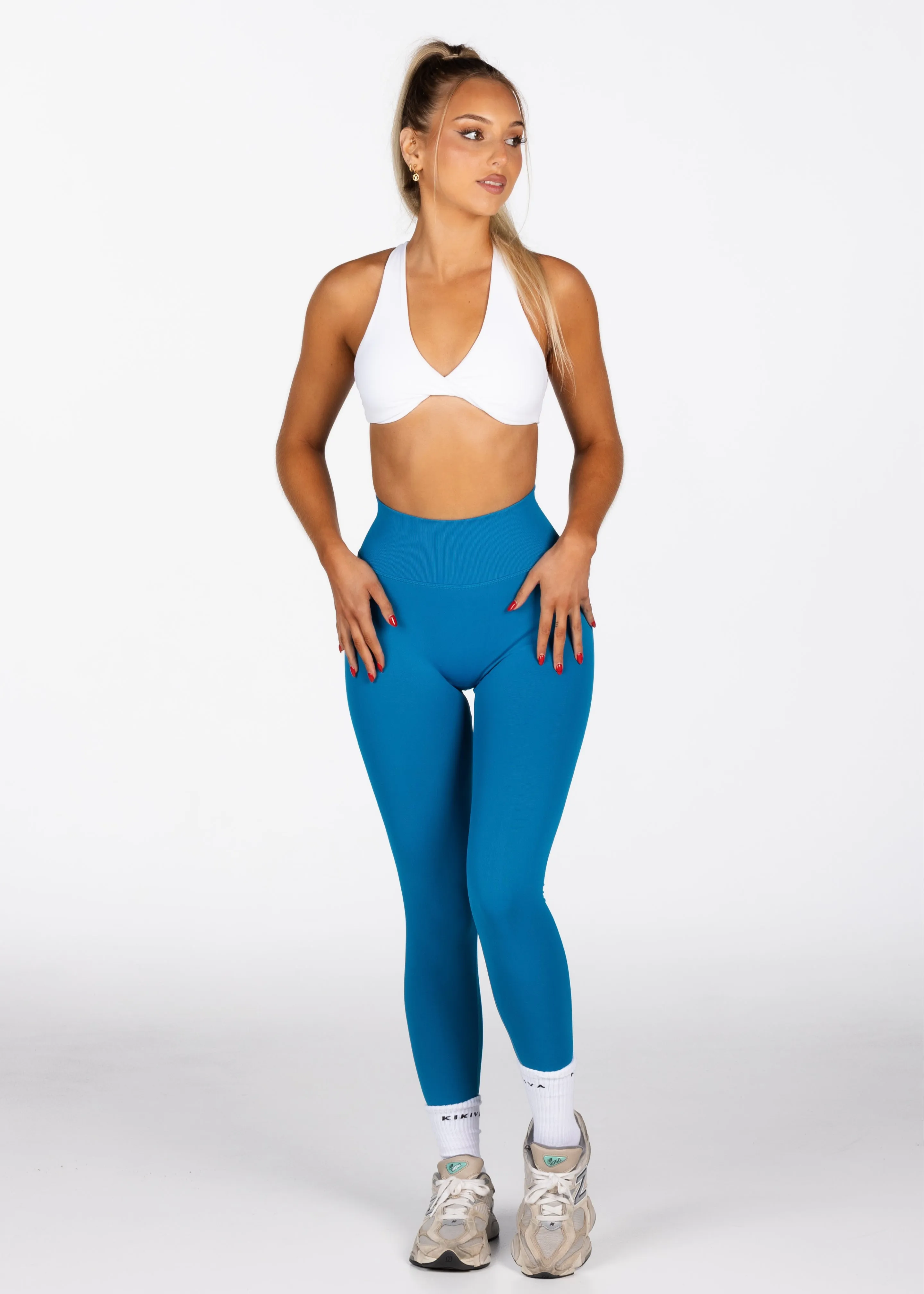 Signature Scrunch Leggings - Sapphire Blue