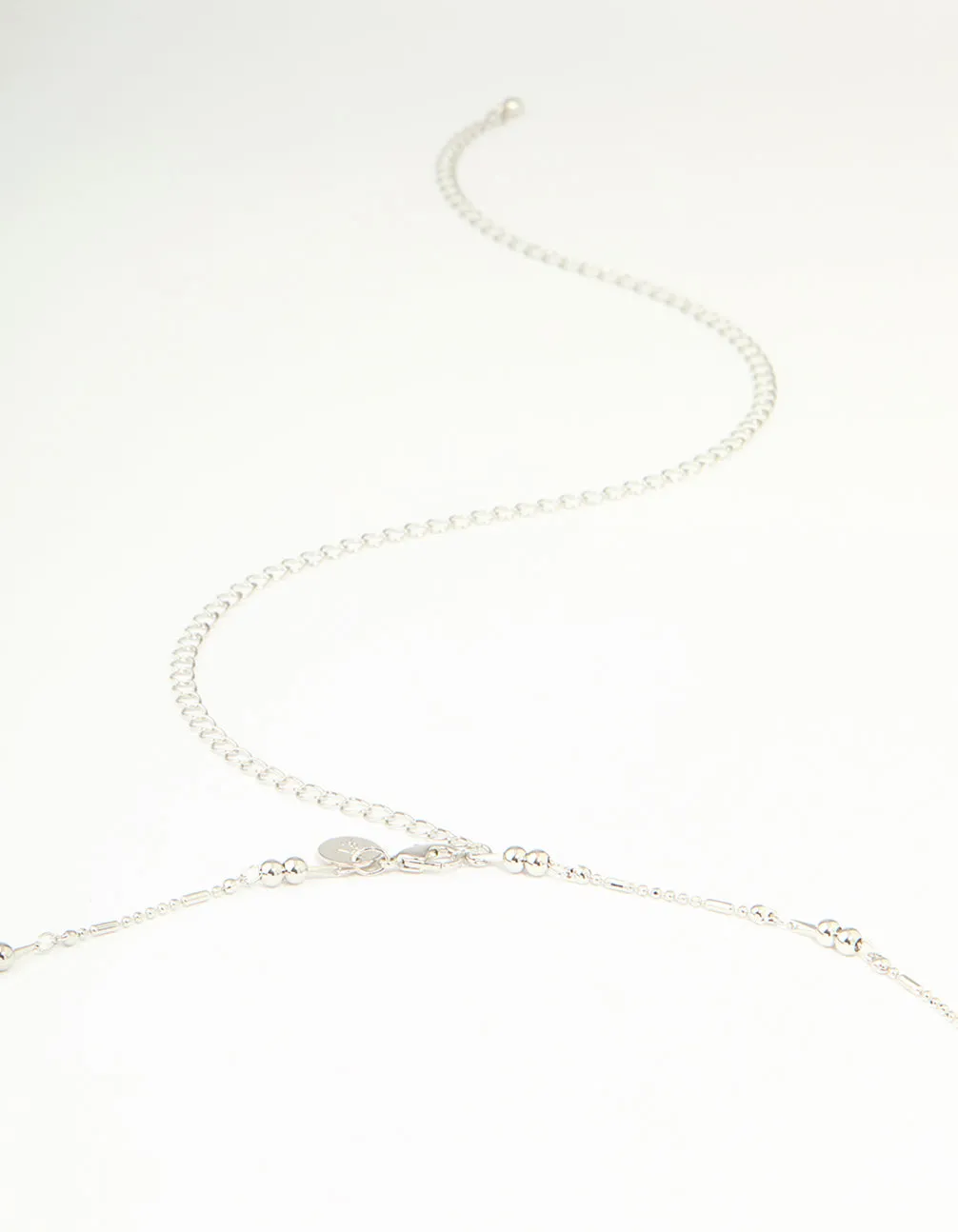 Silver Ball Fine Waist Chain