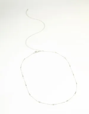 Silver Ball Fine Waist Chain