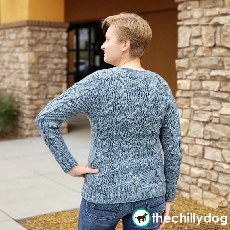 Slipstream Cardigan: Knitting Pattern PDF