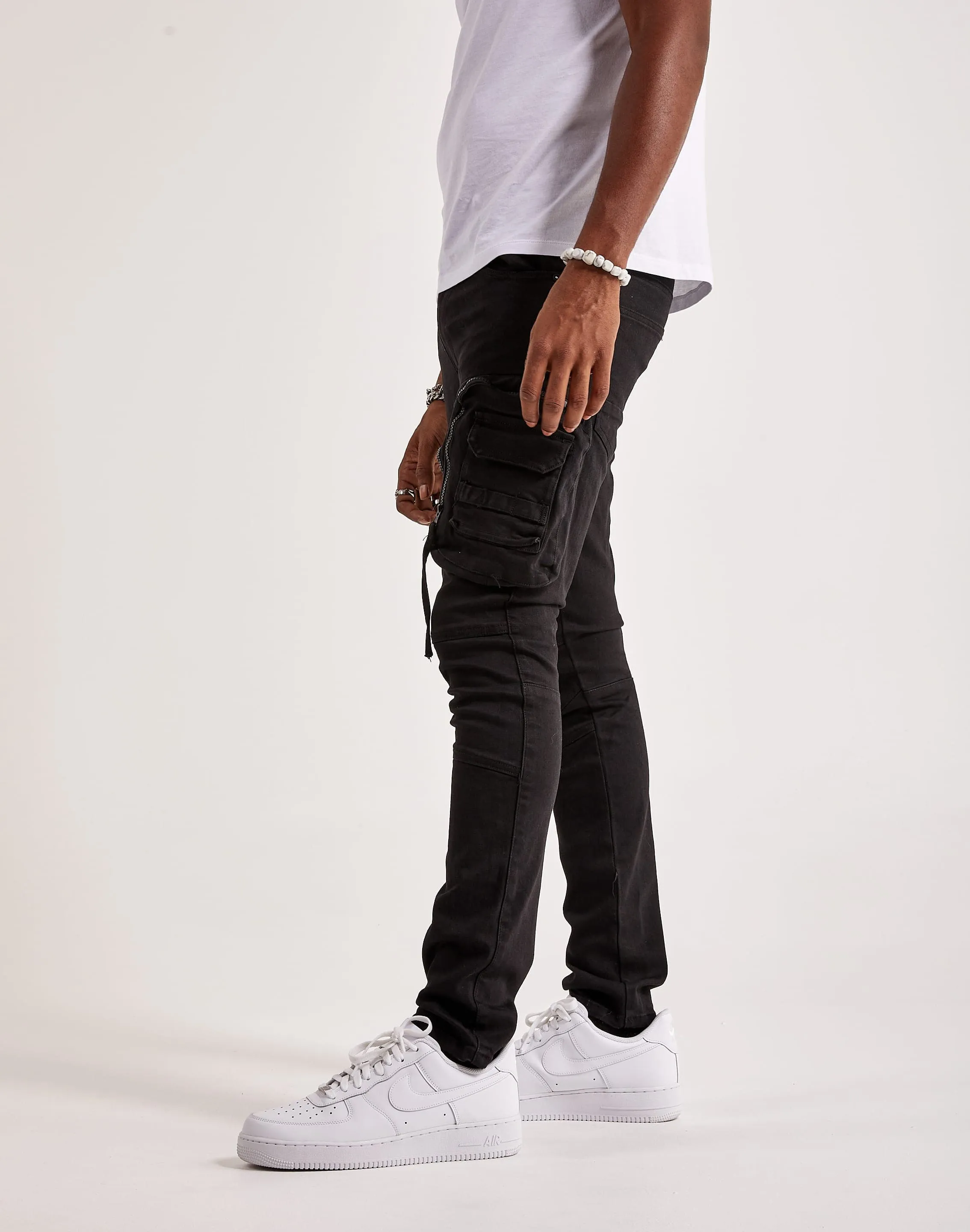 Smoke Rise Twill Slim Tapered Cargo Pants