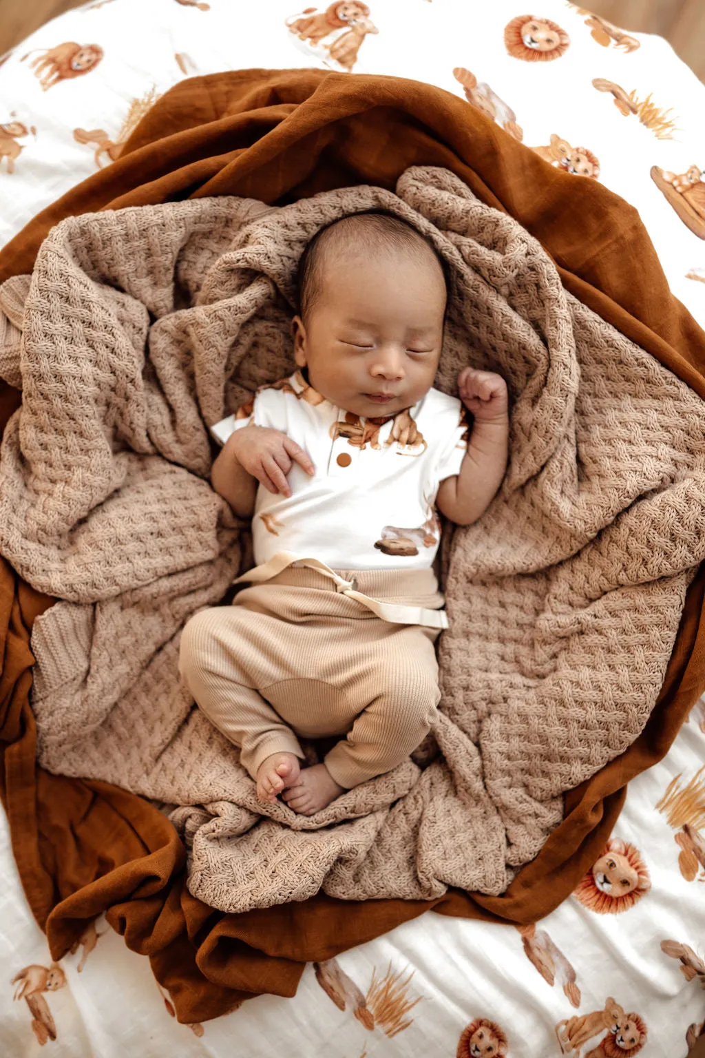 Snuggle Hunny Ribbed Organic Pants - Pebble
