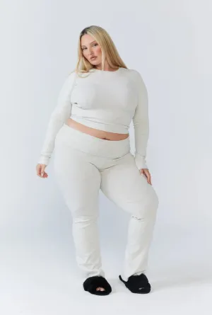 Soft Girl Set - Grey Marle (Long-Sleeve)