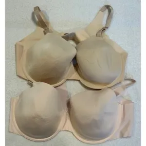 SOMA  Bundle 2 Vanishing 360 Perfect Coverage Bra Underwire T Shirt Seamless 40D