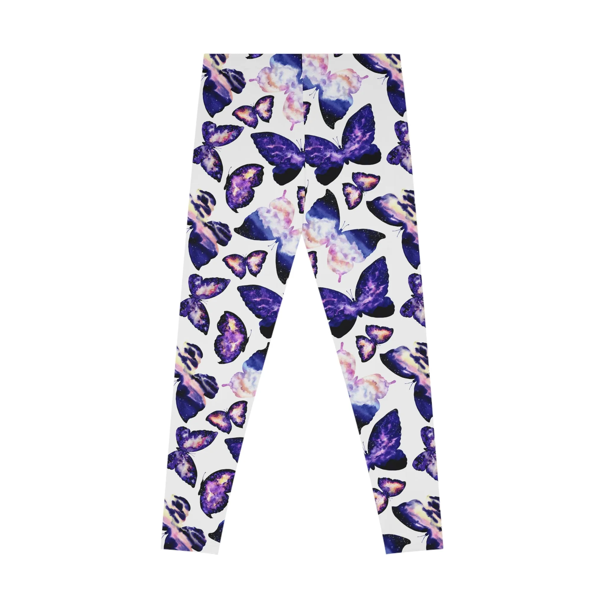 Space Butterfly Stretchy Leggings