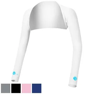 SParms Shawls Plain Logo Sleeves L White