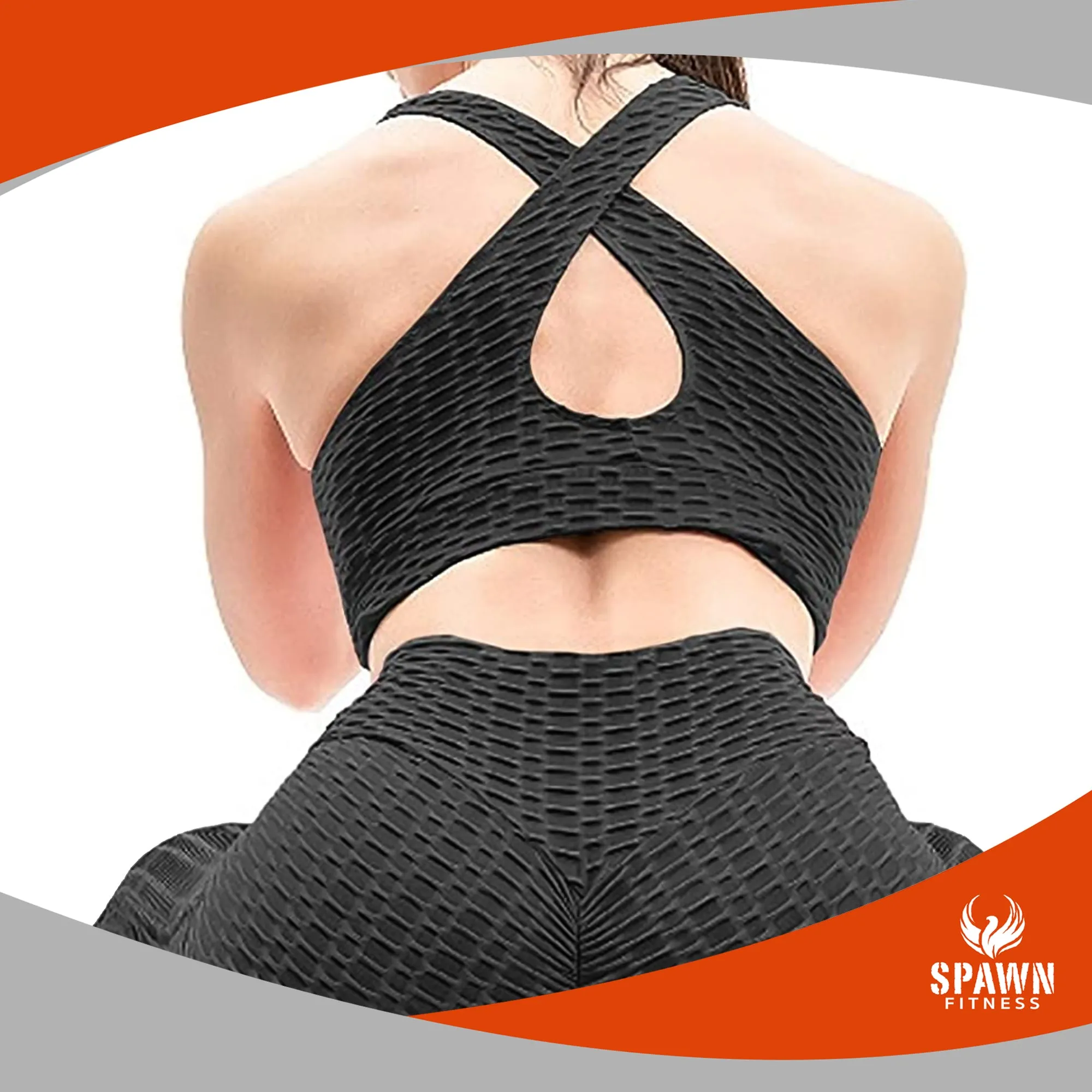 Spawn Fitness Yoga Workout Pants Leggings for Women Scrunch Butt Lift
