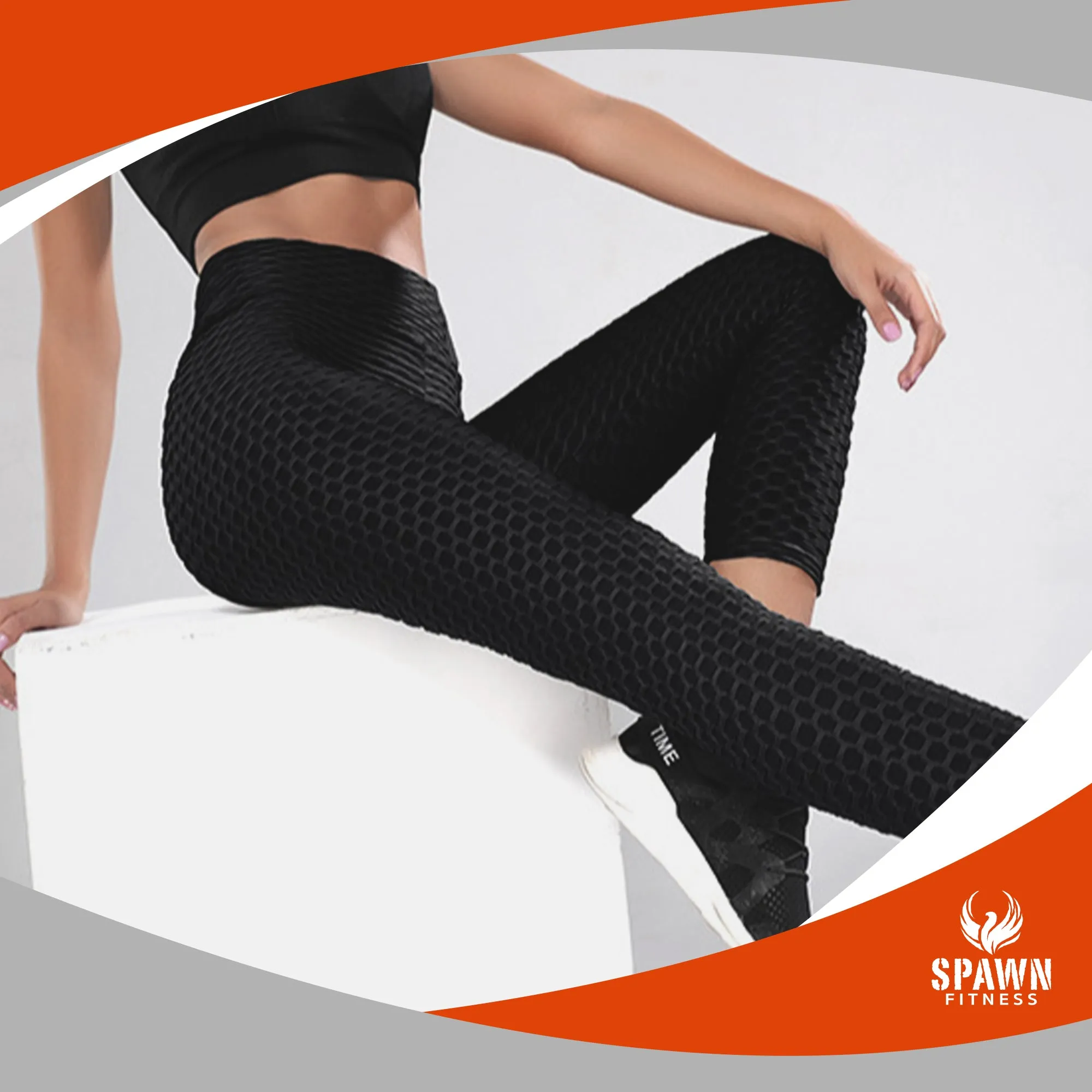 Spawn Fitness Yoga Workout Pants Leggings for Women Scrunch Butt Lift