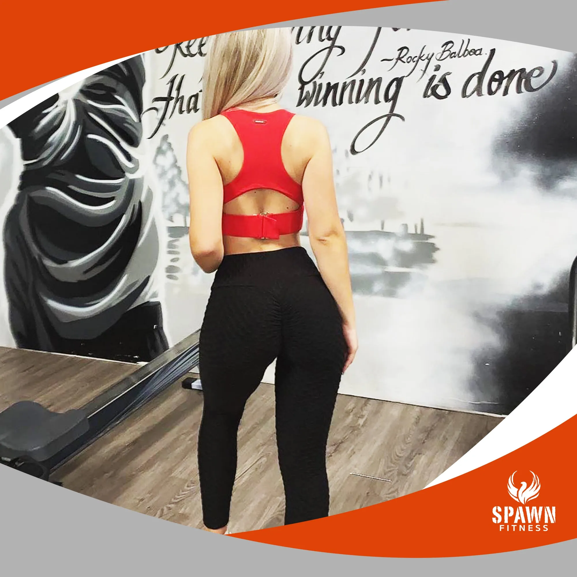 Spawn Fitness Yoga Workout Pants Leggings for Women Scrunch Butt Lift