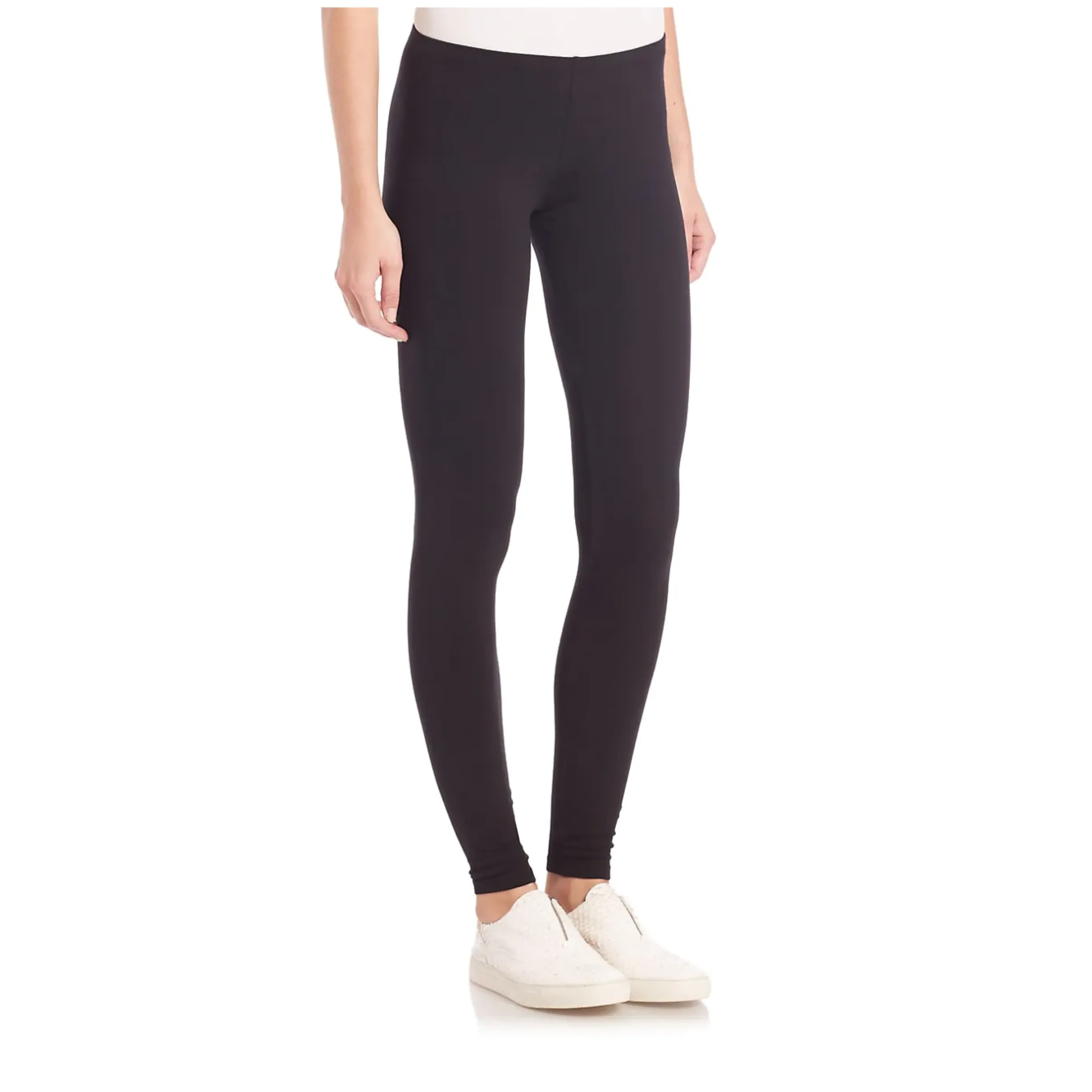 SPLENDID Black Stretch Cotton-Blend Leggings Size S NWOT