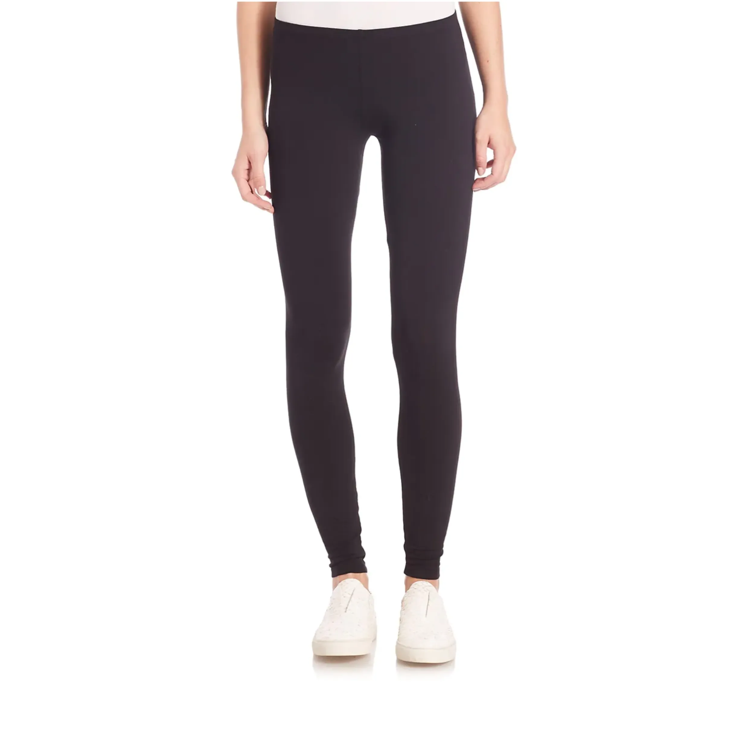 SPLENDID Black Stretch Cotton-Blend Leggings Size S NWOT