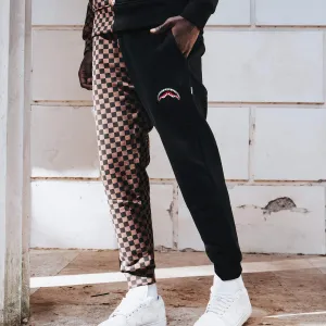 Sprayground Burnt Sharks In Paris Pants Brown/Black
