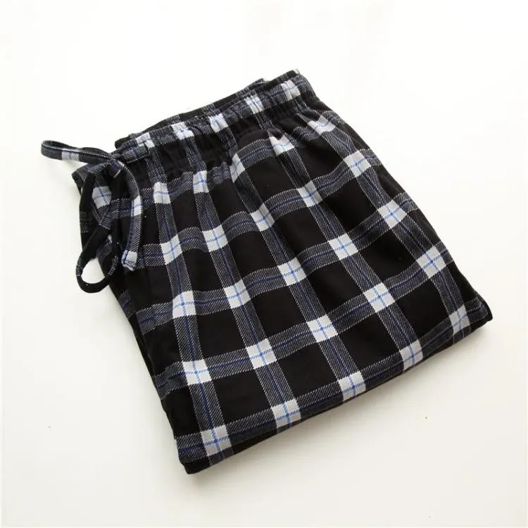 Spring pure cotton comfortable male sleep bottoms simple pyjama lounge home trousers for men plus size 100KG