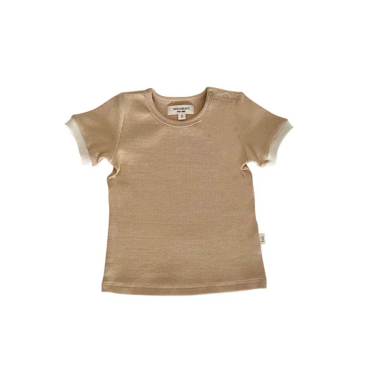 S/Slv Tee - Hazelnut