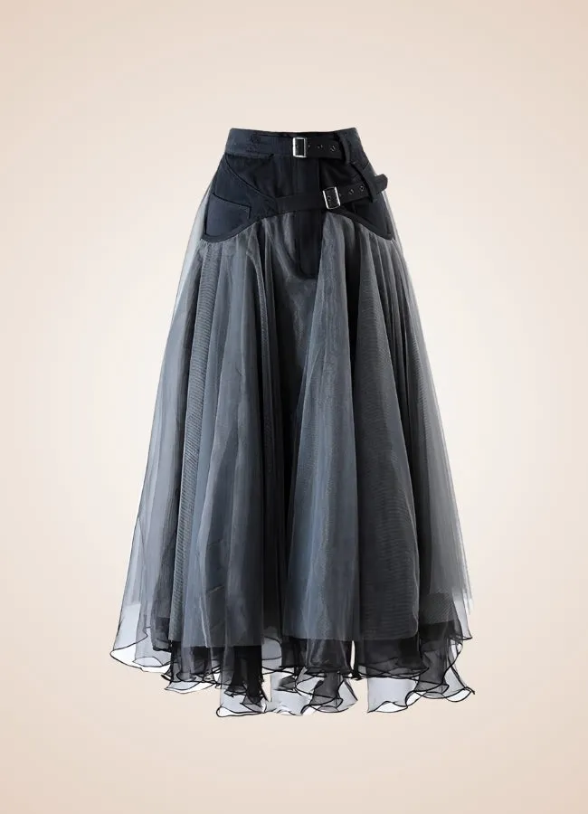Steampunk Double Layer Skirt