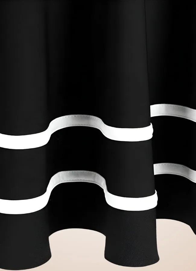 Steampunk Striped Skirt