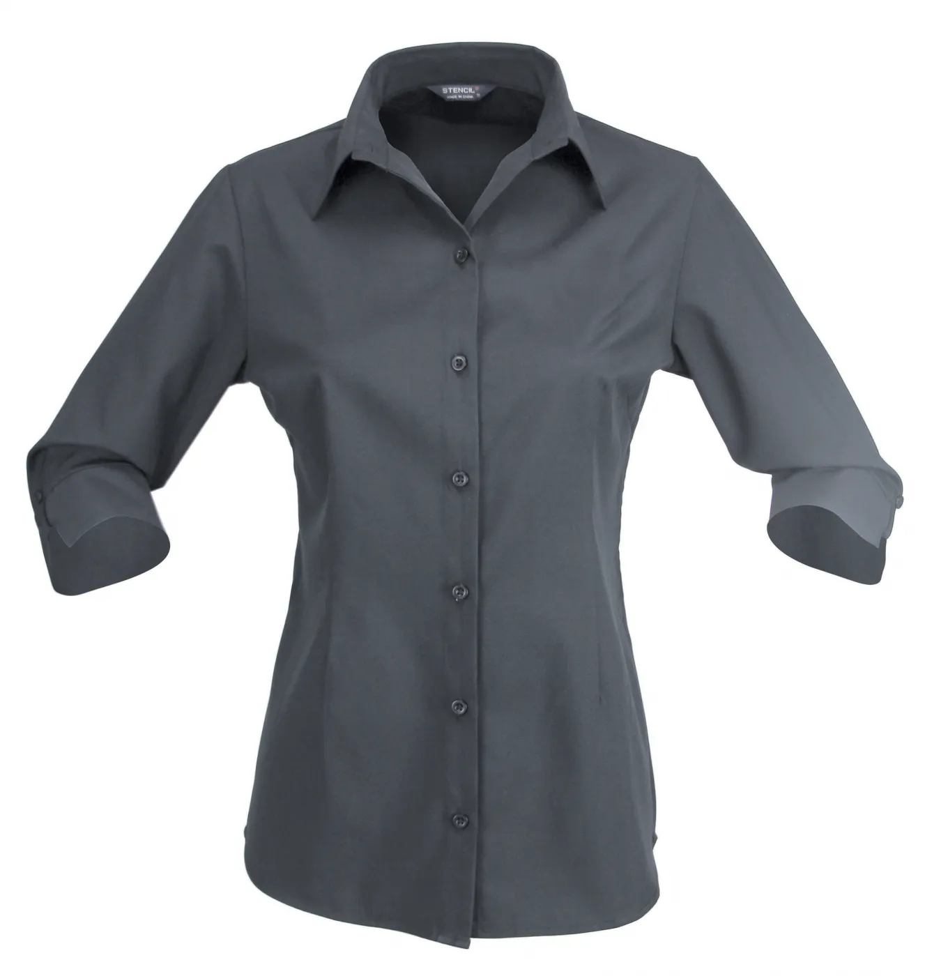 Stencil 2135Q Ladies Candidate 3/4 Sleeve Shirt