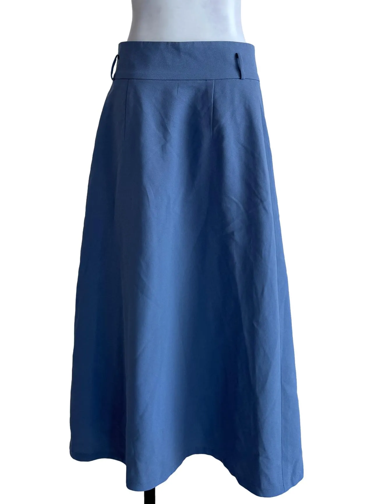 Stone Blue Plain Skirt