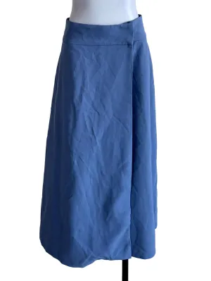 Stone Blue Plain Skirt