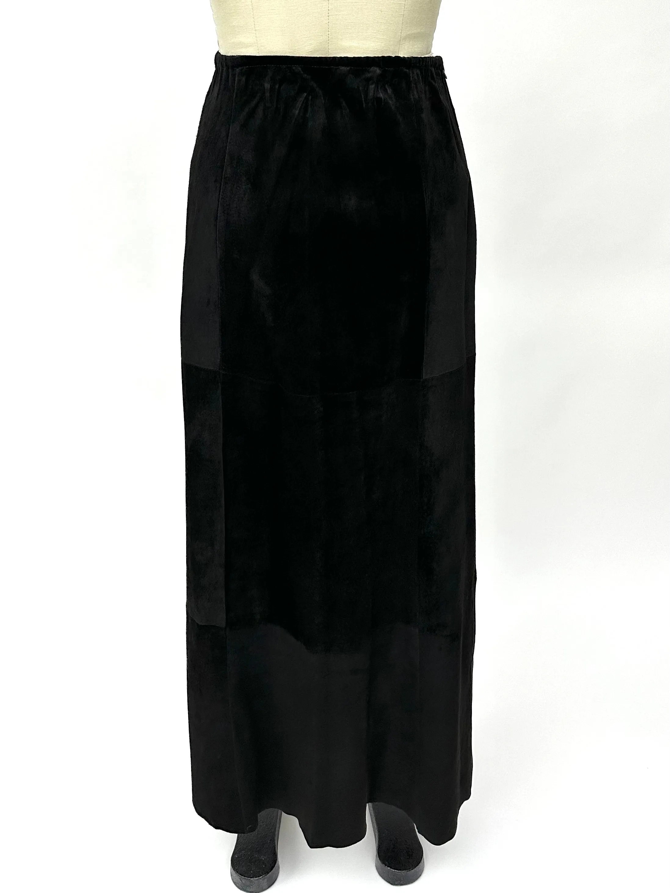 Suede Halter & Maxi Skirt Set*