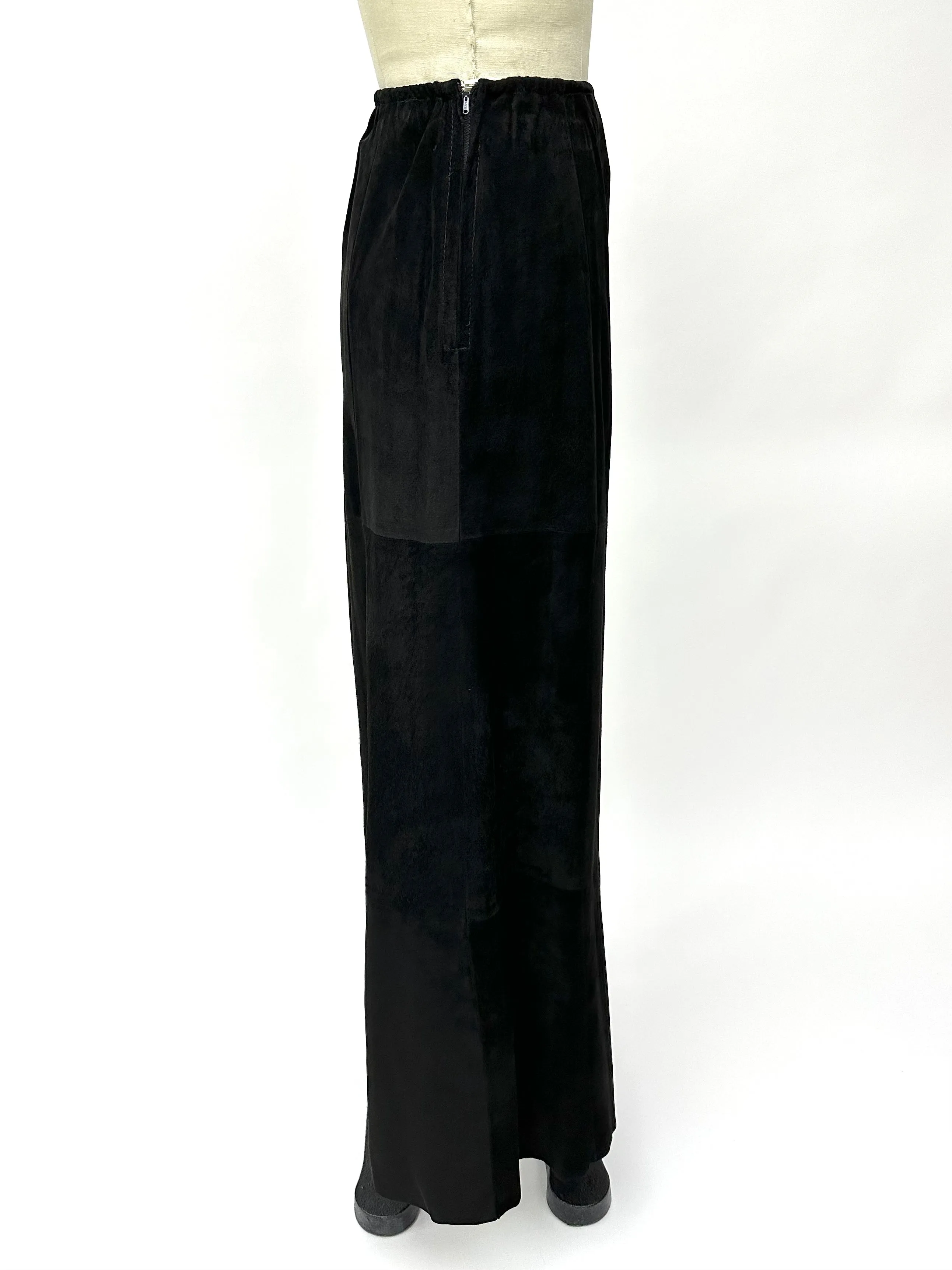 Suede Halter & Maxi Skirt Set*