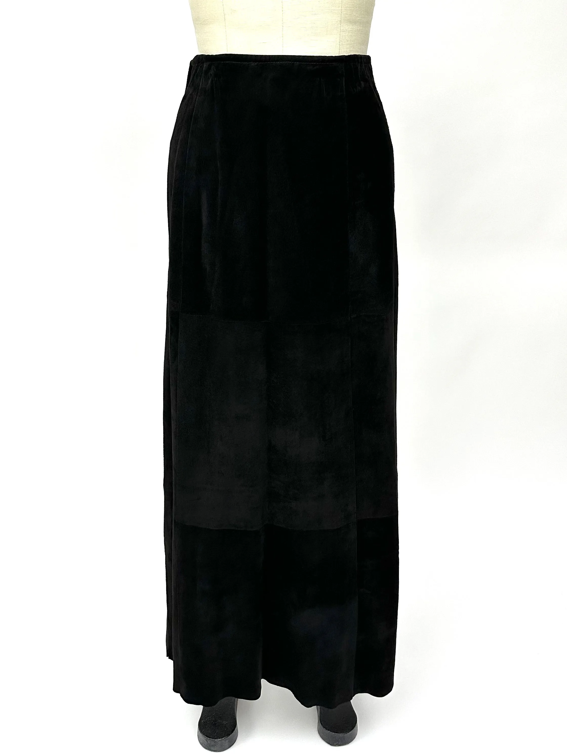 Suede Halter & Maxi Skirt Set*