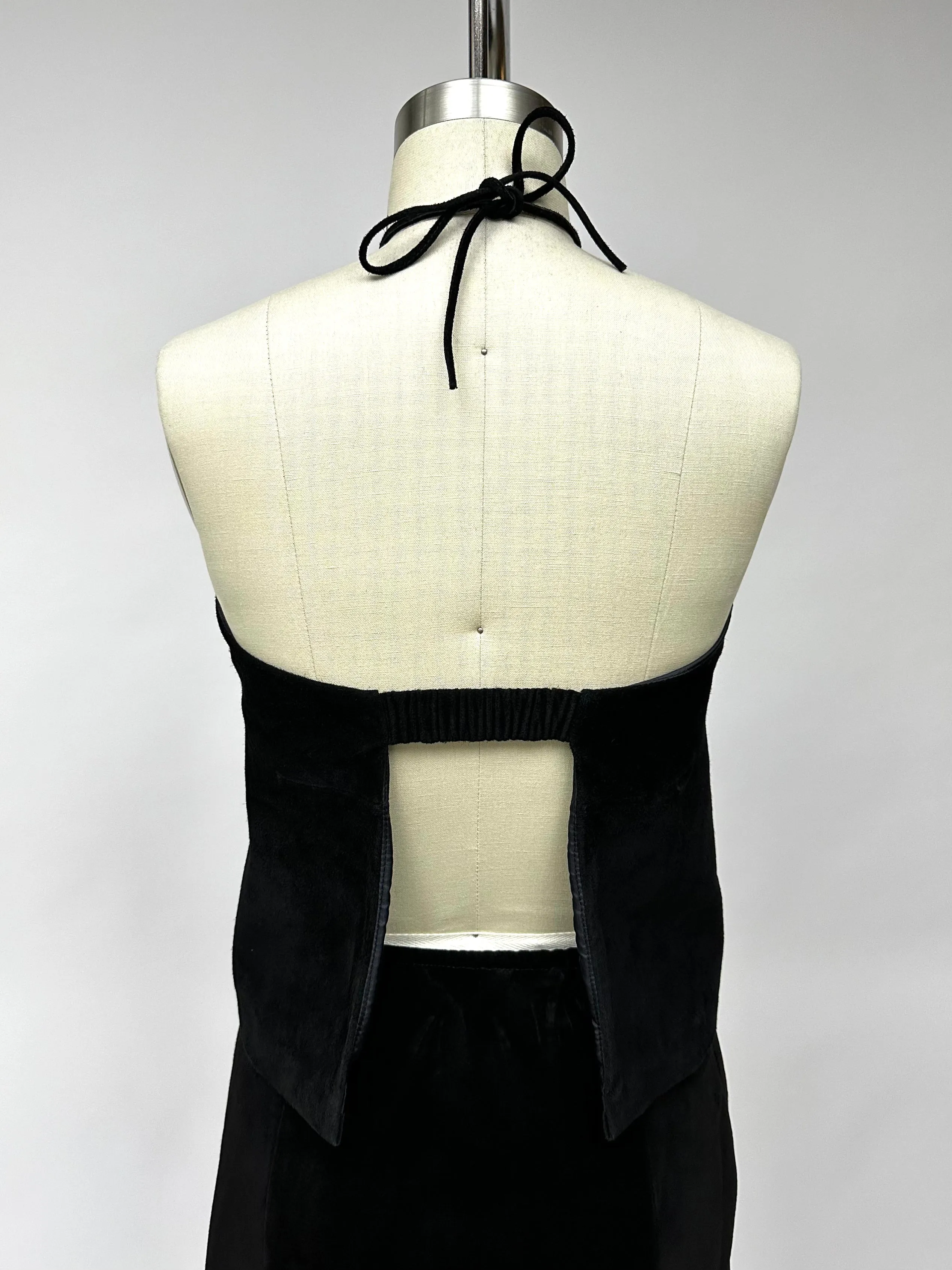Suede Halter & Maxi Skirt Set*