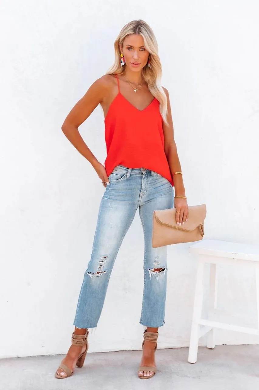 Summer Cami Top - Rust