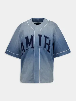 Sunfaded Denim Baseball Shirt