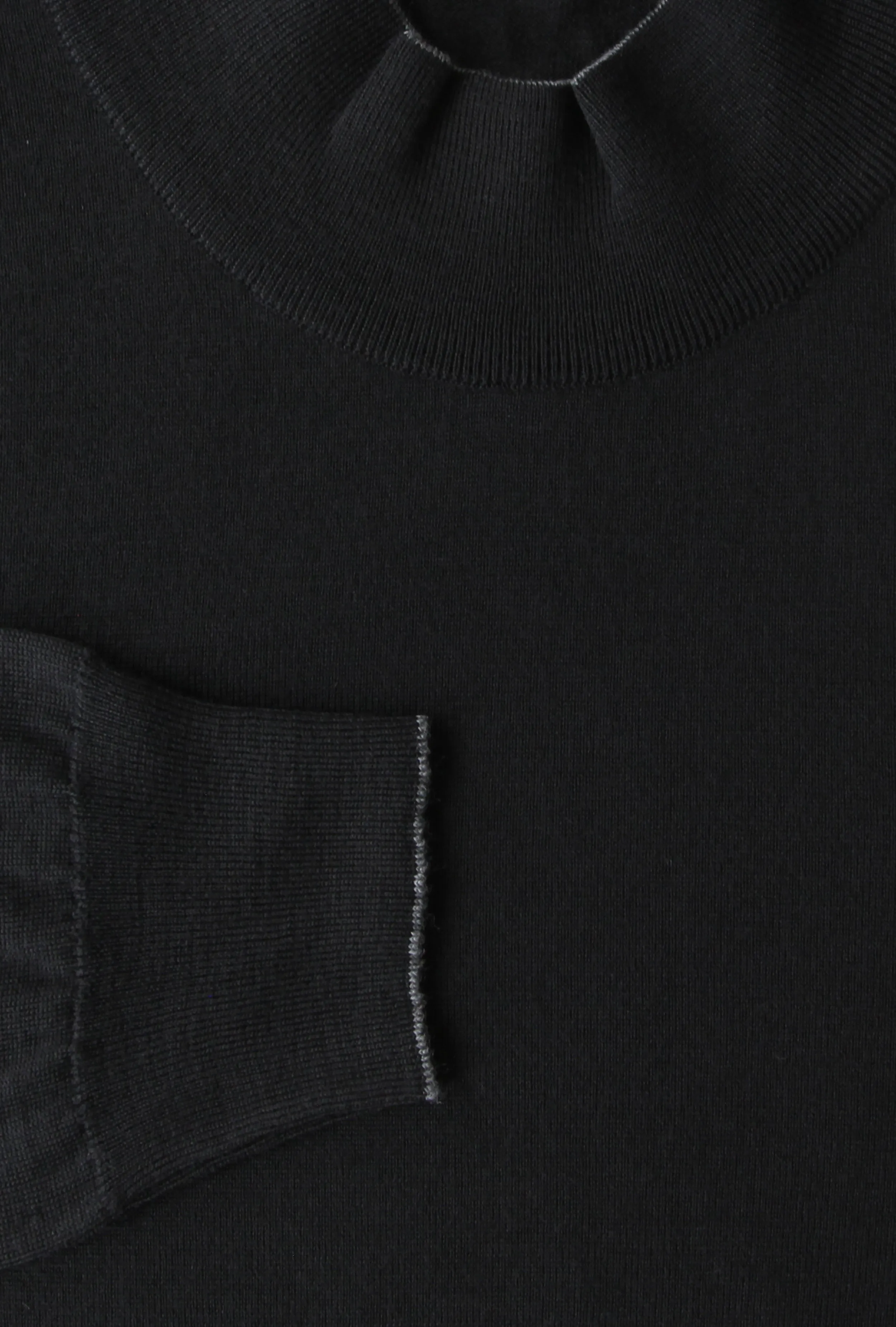 Svevo Parma Black Mock Turtleneck Sweater