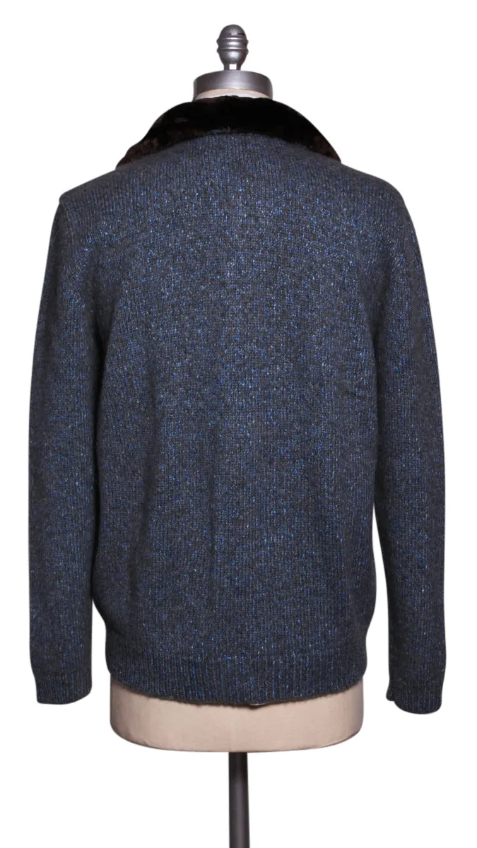 Svevo Parma Gray Mock Turtleneck Jacket