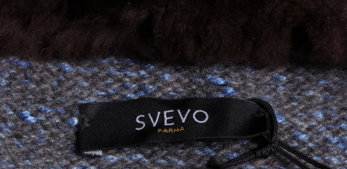 Svevo Parma Gray Mock Turtleneck Jacket